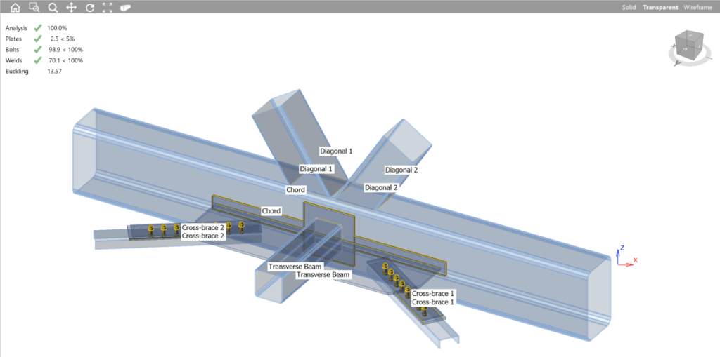 IDEA Statica steel connection design