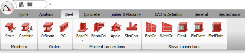 PROKON steel design options